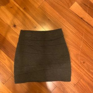Grey pencil skirt